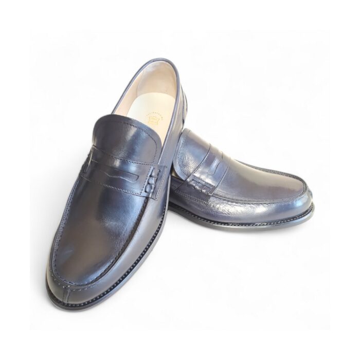 MOCASSINO UOMO PELLE TUFFATA