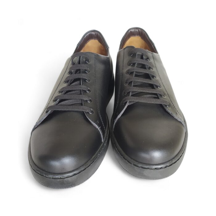 SCARPE UOMO SPORTIVE IN VITELLO E FONDO GOMMA - immagine 5