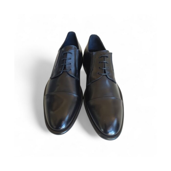 SCARPA UOMO ALLACCIATA CLASSICA CON PUNTALE,FONDO CUOIO CUCITO - immagine 4