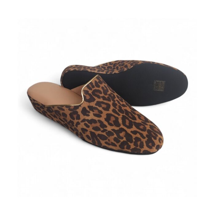 CIABATTE DONNA IN CAMOSCIO STAMPATO - CONFORT ED ELEGANZA - immagine 3