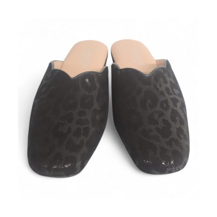 CIABATTE DONNA IN CAMOSCIO STAMPATO - CONFORT ED ELEGANZA - immagine 4